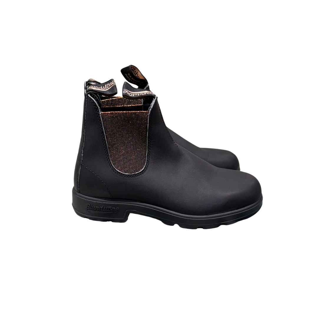 BLUNDSTONE Chelsea Boots - Black Bronze Glitter